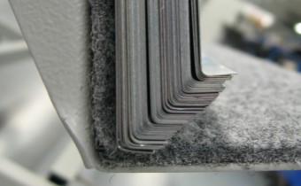 Plattenstapel im Sortierstapler