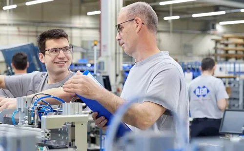 Ausbildung an der Anlage