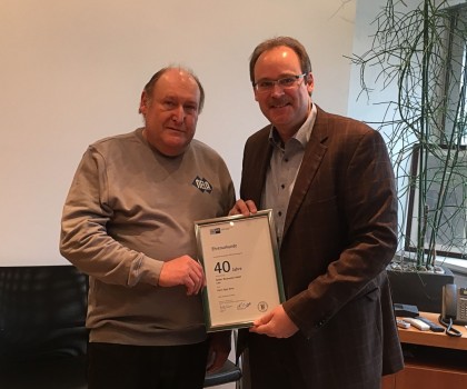 F. Neumeister mit E. Kern